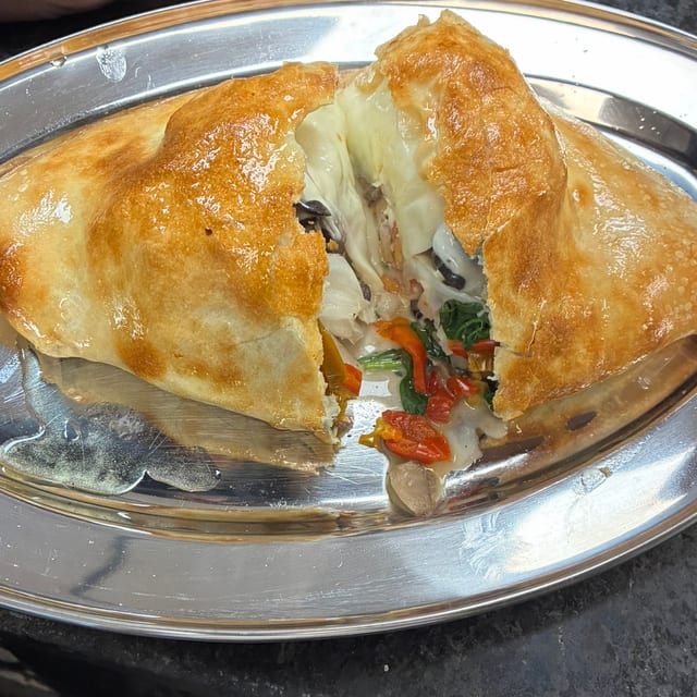 Veggie Calzone.